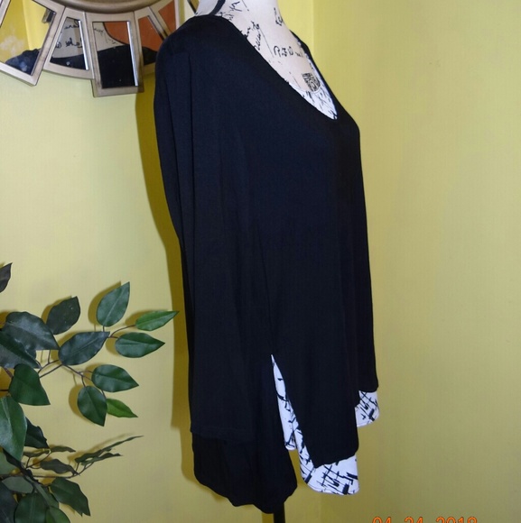 Apt. 9 Black Top XL - Picture 3 of 6